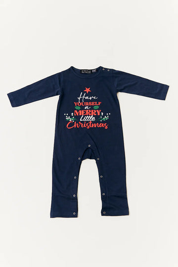 Babies Slogan Print Matching Family Romper